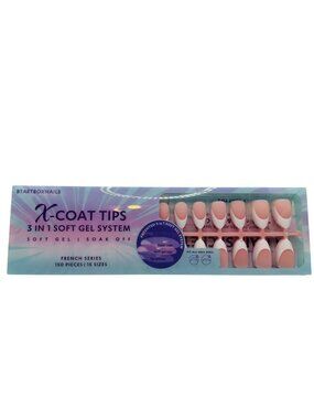 BTArtboxnails X-Coat Tips 3-In-1 Soft Gel System French